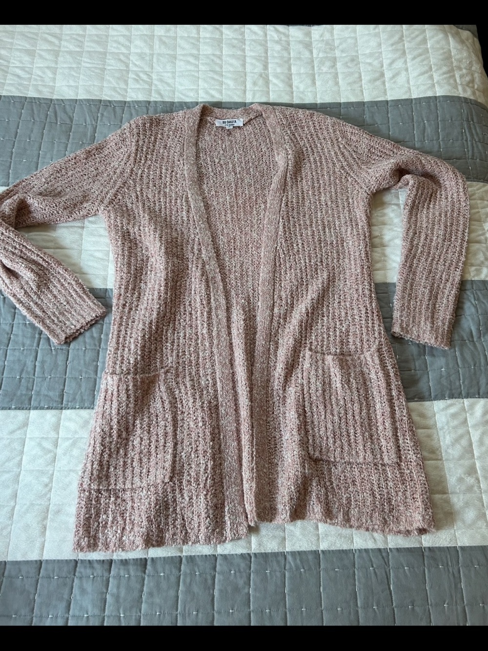 NWOT SMALL Steve Madden BB Dakota Odetta Pocket Open Front Cardigan - Stitch Fix